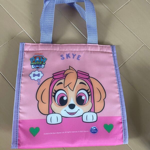 パウ・パトロール ミニ保冷バッグスカイ ピンク
