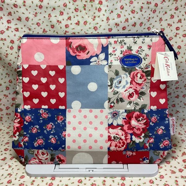 【未使用】キャスキッドソン ポーチ パッチワーク Cath Kidston 小サイズ レア ②