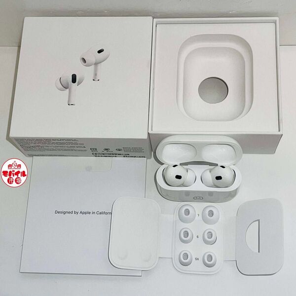 モバイル市場☆新品同様★AirPods Pro 第2世代 USB-C★PTJW3J/A☆イヤホン本体★充電ケース☆送料無料