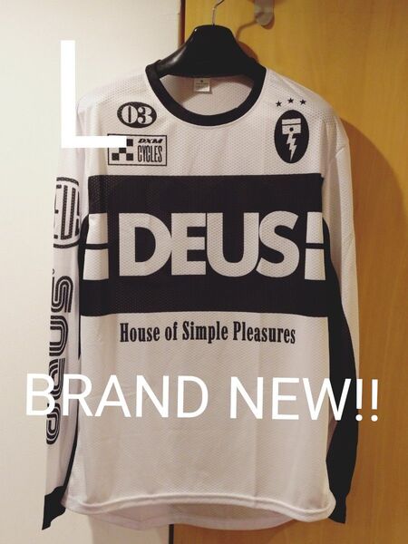 DEUS EX MACHINA L/S Tシャツ EVILACT WESTRIDE FUEL SHIFTMARIA 100%