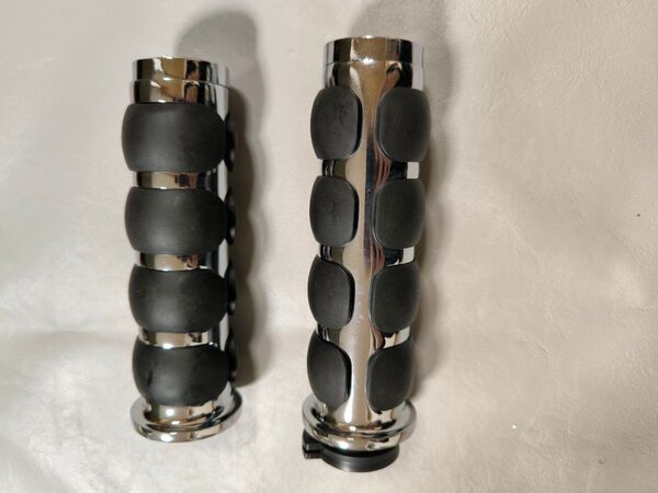 バイク用 ハンドルグリップ 1インチバー用 ハーレー他