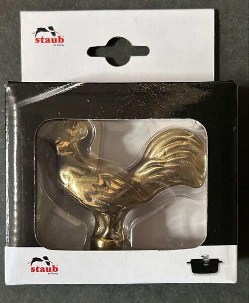 【限定】ストウブ アニマル ブラスノブ チキンノブ ルースターノブ 真鍮 Staub brass chicken knob
