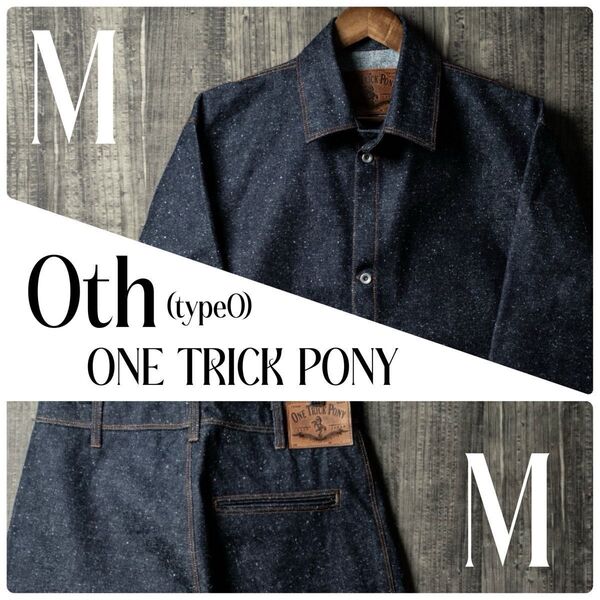 ONE TRICK PONY type0 Denim jacket pants セットアップ M 0th ゼロス デニム ジーンズ
