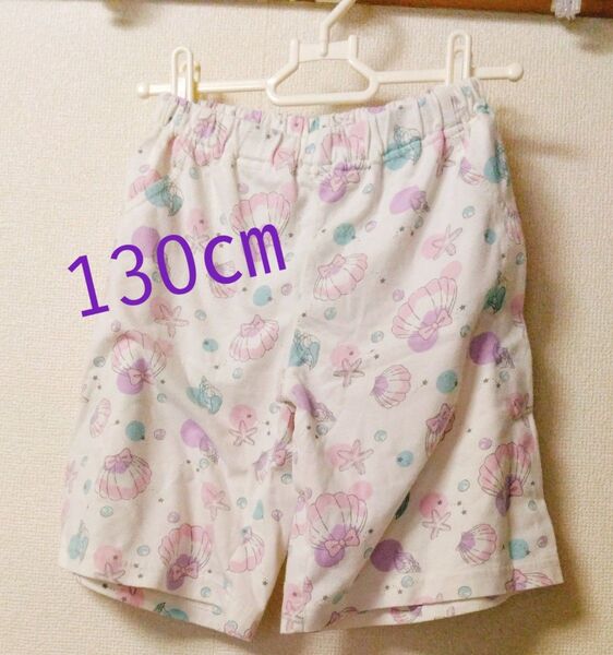 130㎝女の子 ストレッチハーフパンツ