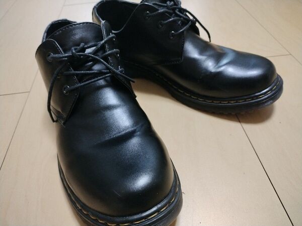 【美品】RICHARD SMITHブーツ 27.5cm相当 ブラック ドクターマーチン風