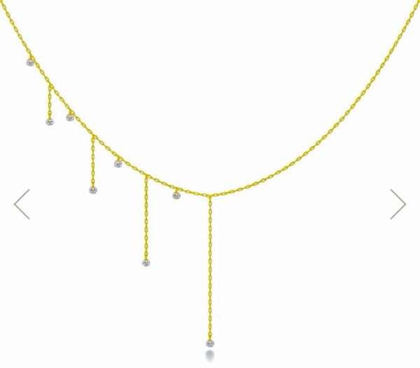 レア アーカー ビンドゥミラーネックレス0.24ct