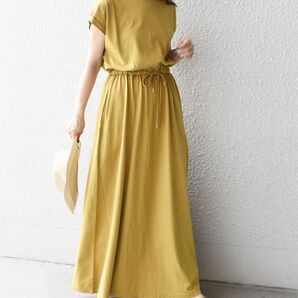 SHIPS for womenオーガニックコットンドロストワンピース