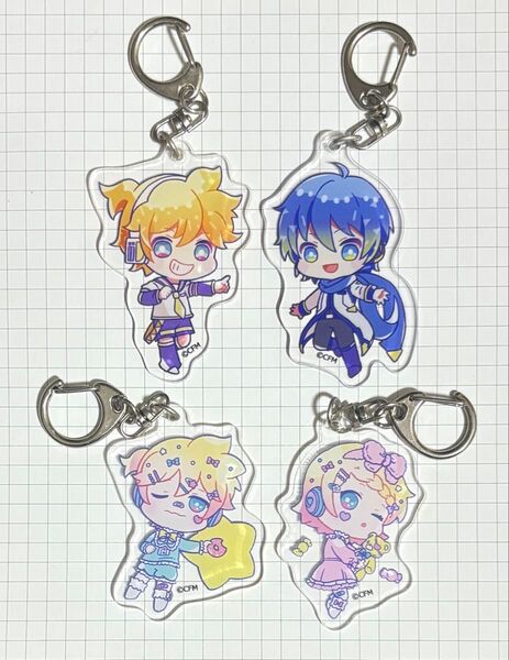 ボーカロイド ボカロ アクリルキーホルダー アクキー 鏡音リン 鏡音レン KAITO Seria セリア プロセカ
