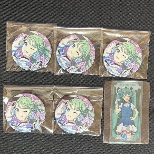 プロセカ 初音ミク ビビミク 34B 缶バッジ 特典