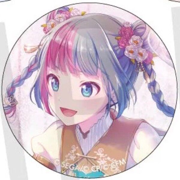 プロセカ グリッター缶バッジ vol.8B 初音ミク レオニ 金魚