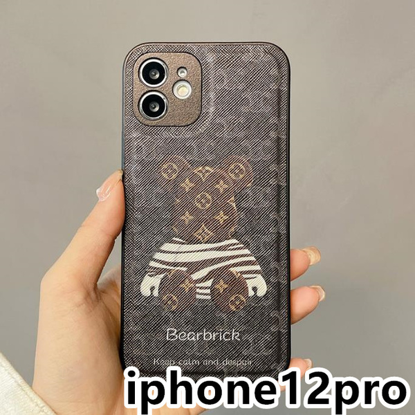 iphone12proケース カーバー TPU 可愛い 熊 お洒落 韓国 軽量 ケース 耐衝撃 高品質 ブラウン81
