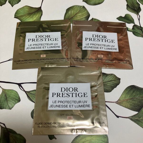 Dior プレステージ ホワイト ル プロテクター UV ルミエール BB 00 3枚