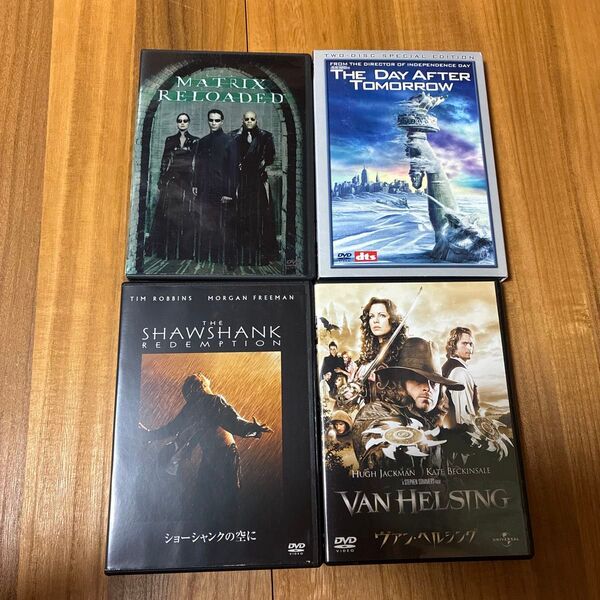 DVD 4本セット まとめ売り 洋画 セル版