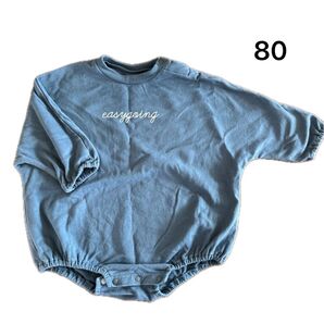 【デビロック】子供服 ロンパース カバーオール 長袖 80