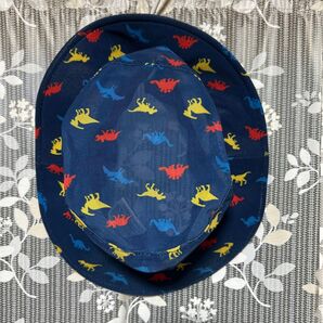 恐竜柄 メッシュハット キッズ
