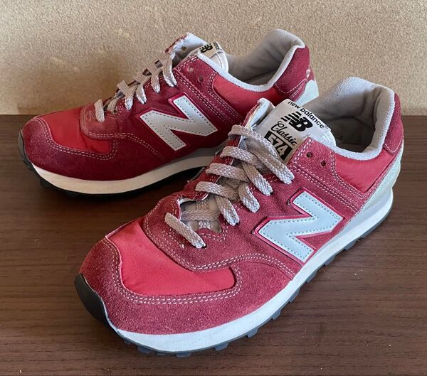 ニューバランス new balance ML574VBU バーガンディ 24.0cm