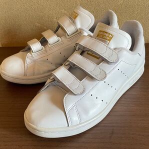 アディダス adidas スタンスミス CF STAN SMITH CF S75188 ベルクロ ホワイト 24.0cm