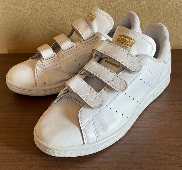 アディダス adidas スタンスミス CF STAN SMITH CF S75188 ベルクロ ホワイト 24.0cm