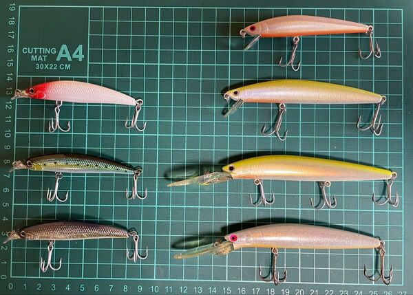 ダイワ DAIWA ショアラインシャイナー ミノー ルアー 7個セット