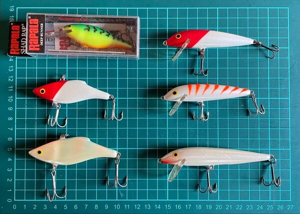 ラパラ RAPALA シャッドラップ カウントダウン ラトリンラパラ 6個セット