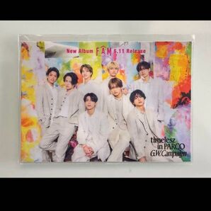 timelesz PARCO 限定オリジナルステッカー