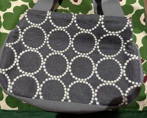 ミナペルホネン ハンドバッグ ハンドメイド タンバリン