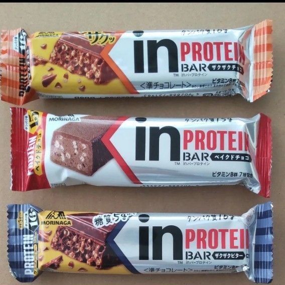 inバープロテイン プロテインバー ザクザクビター ザクザクチョコ ベイクドチョコ