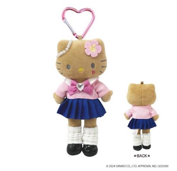 「NIC」「サンリオ」ハローキティ スタイルアップマスコットコギャル日焼け ぬいぐるみ ぶらさげぬいぐるみ キーホルダー