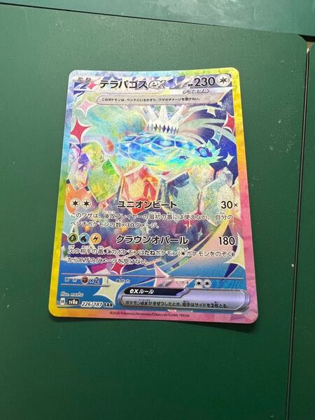 ポケモンカード テラパゴスex SAR テラスタルフェス