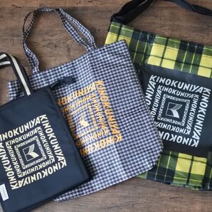 紀ノ国屋×ジャーナルスタンダード レサージュ チェック柄トート&保冷バッグ・紀ノ国屋×ケイタマルヤマ 保冷お買い物ショルダーバッグ