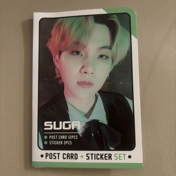 BTS SUGA ポストカード + ステッカーセット