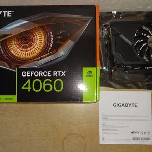 GIGBYTE RTX4060 GV-N4060D6-8GD 納品書 2025年1月付き