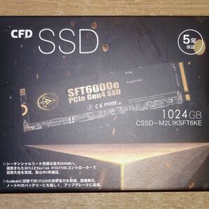 CFD SSD M.2 NVMe SFT6000e 1TB (1024GB) CSSD-M2L1KSFT6KE 新品未開封