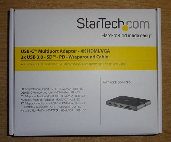 StarTech.com USB Type-C接続マルチアダプター DKT30CHVSCPD 新品未開封