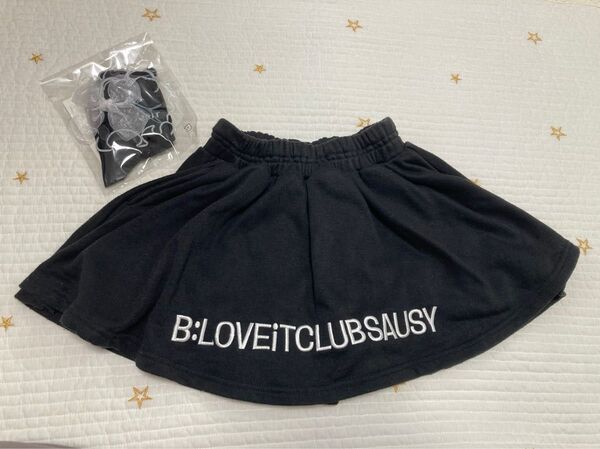 B:LOVE it CLUBSAUSY スカパン 130 靴下 16〜18センチ 2点セット