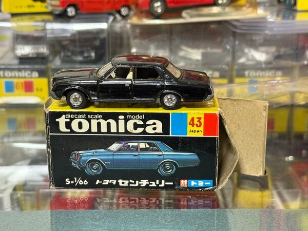 トミカ 黒箱 トヨタ センチュリー 日本製 色指定箱 絶版 tomica