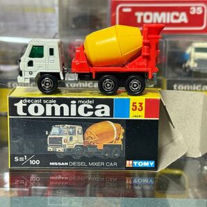 トミカ 黒箱 ニッサン ディーゼル ミキサー車 日本製