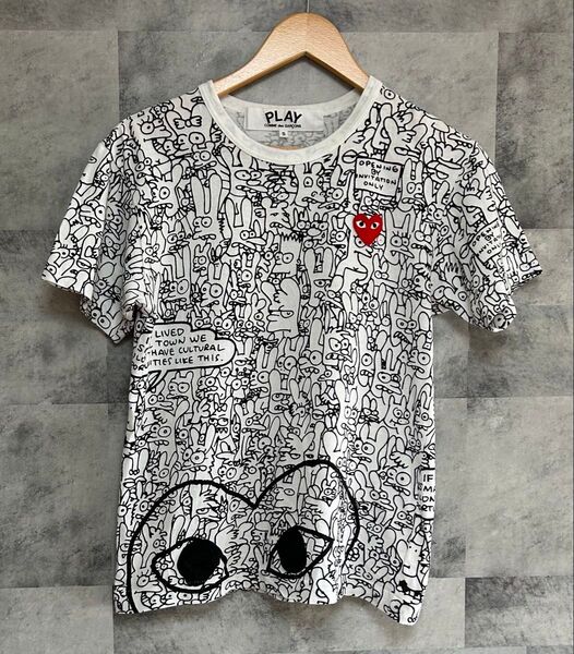 PLAY COMME des GARCONS コムデギャルソン シンプソンズ Tシャツ 半袖 Sサイズ