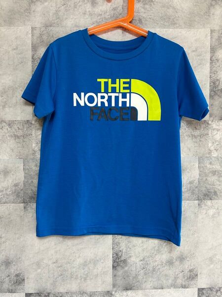 THE NORTH FACE Tシャツ ノースフェイス 半袖Tシャツ キッズ ポリエステル100% 140 ブルー 半袖