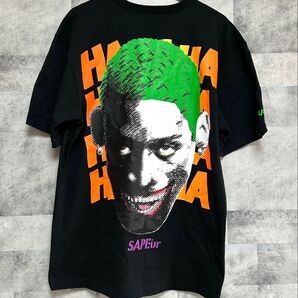 SAPEur サプール ロッドマン Tシャツ センターロゴ ブラック Lサイズ ジョーカーデザイン