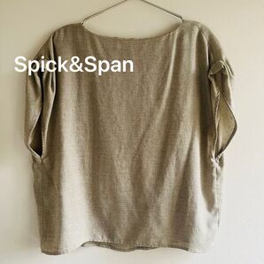 Spick&Span カットソー リネンライク フリーサイズ