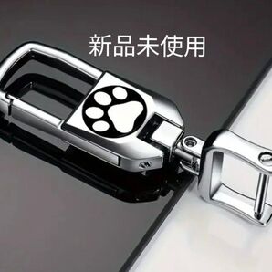 キーホルダー キーリング スマートキー 可愛い肉球 犬 猫 ミニドライバー付き 車