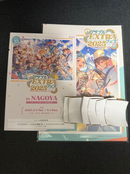 グラブルEXTRAフェス2025 パンフレット 来場者特典 リアルガチャ6回分