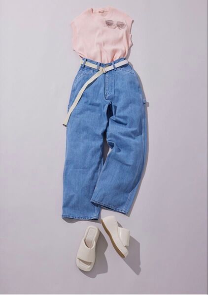 美品 Lee x SLY PAINTER PANTS ペインターパンツ ゆったり