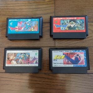 ファミコンソフト4本セット ドラゴンクエスト 北斗の拳