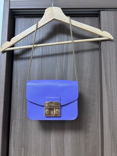 FURLA メトロポリス ショルダーバッグ パープル