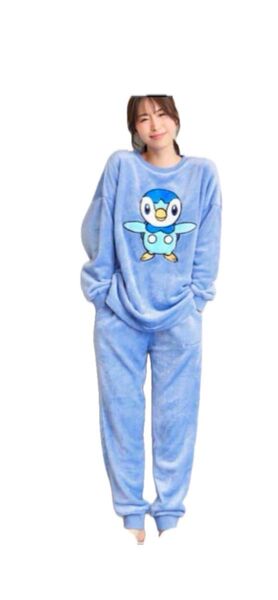完売品 ポッチャマ ポケモンコラボ パジャマ ルームウェア メンズ レディース LL 上下セット