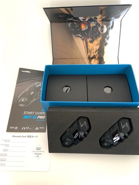 【新品未使用】FODSPORT M1-S PRO 2台セット バイク用インカム