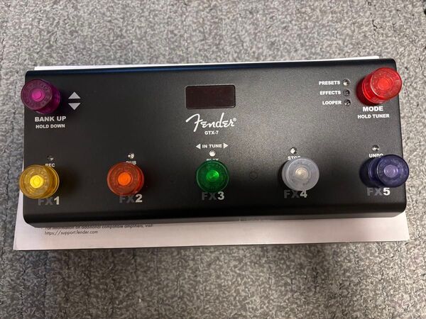 fenderGTX7フットスイッチ