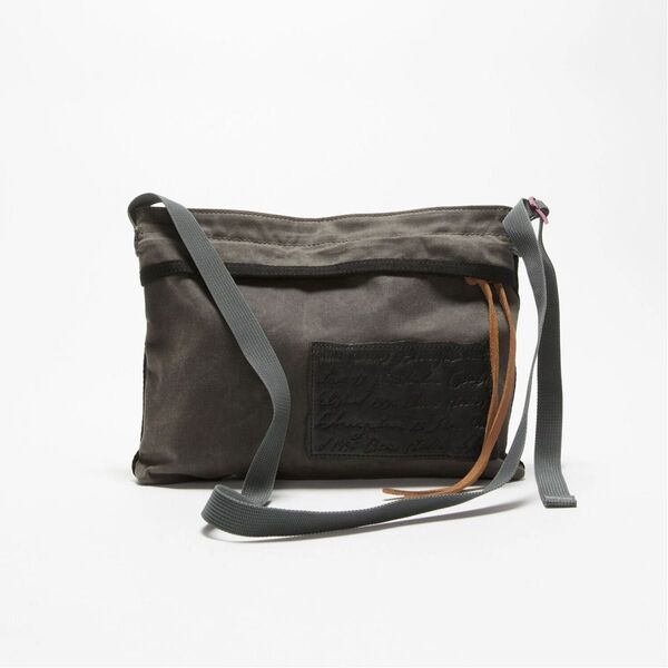 acnestudios MINI MESSENGER BAG アクネ Gray/Black ショルダーバッグ クロスボディバッグ